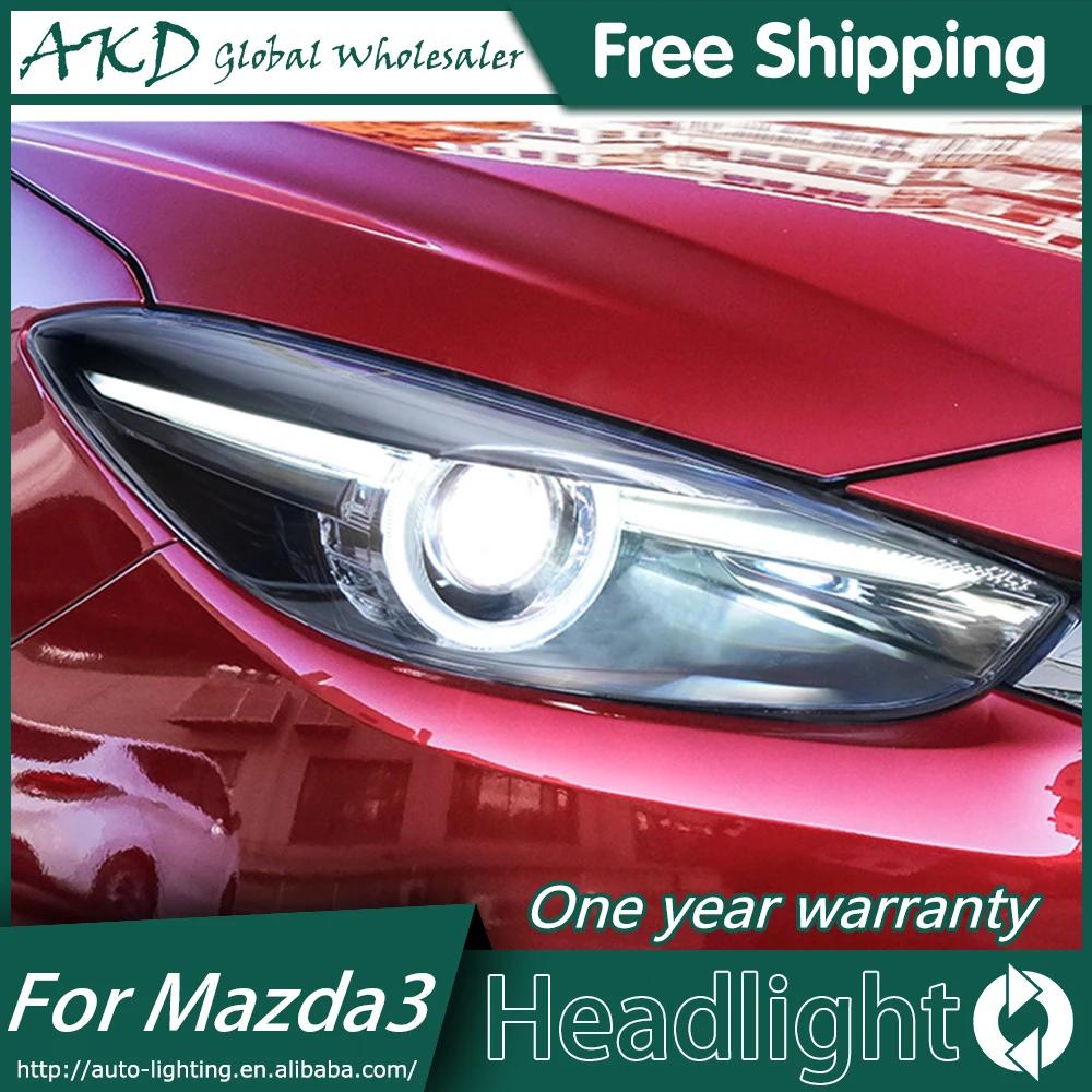 Mazda 3  Ʈ  AKD ڵ Ÿϸ 2017-2018 ο Mazda3 Axela LED  Ʈ  DRL Bi ũ   ο  